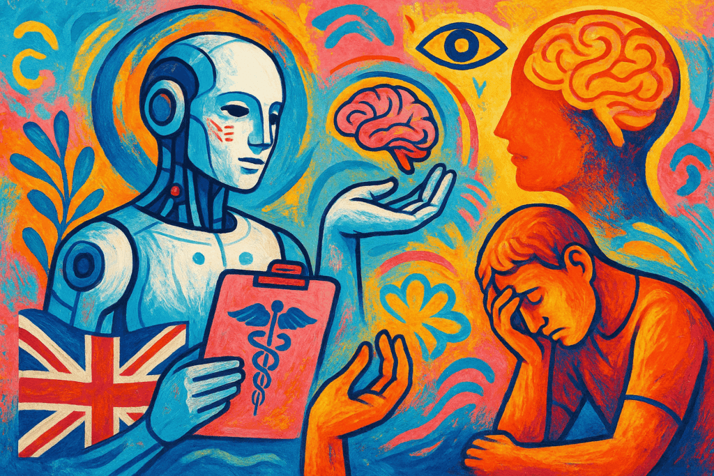 AI's Prescription for UK Healthcare: Workforce, Mental Health and Early Detection